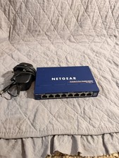 NETGEAR PROSAFE GS108 V3 8 PORT GIGABIT ETHERNET NETWORK SWITCH  ADPTR