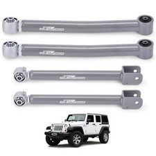 Front Upper Lower Adjustable Control Arms 0-6" Lift For Jeep Wrangler JK 2007-18