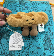 Plush Cute Bread Baguette Keychain Bag Charm Gift Amuseables NWT 2026 Jellycat