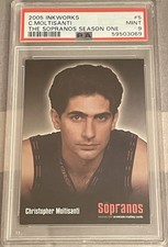 2005 Inkworks The Sopranos Season 1 #5 CHRISTOPHER MOLTISANTI PSA 9 MINT