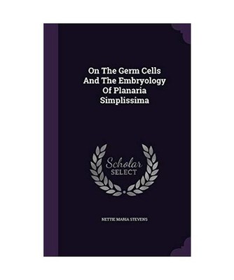 On The Germ Cells And The Embryology Of Planaria Simplissima, Nettie Maria Steve