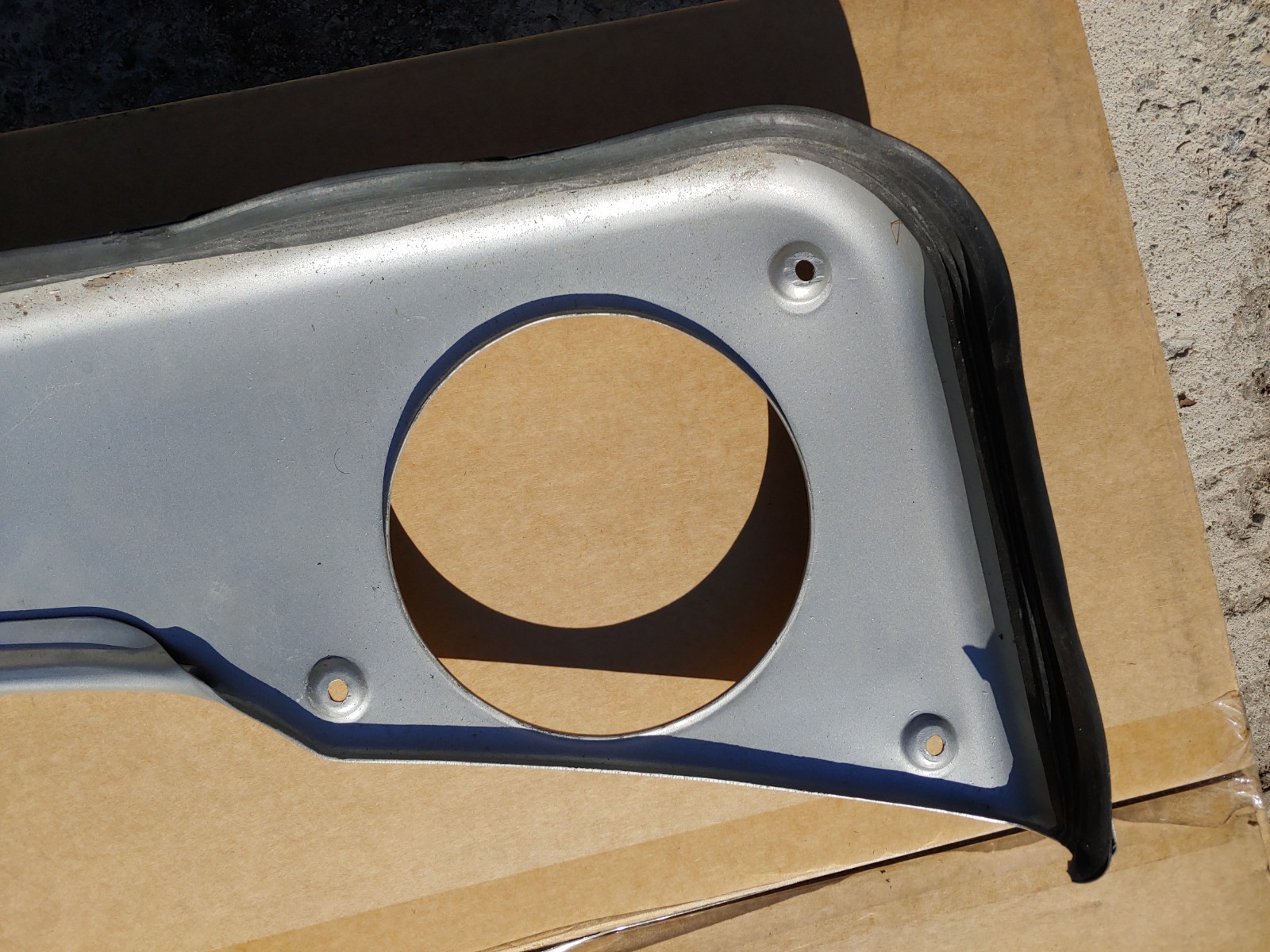 Ferrari 360 Modena OEM LH Door Panel Pocket Trim Cover Metallic Silver
