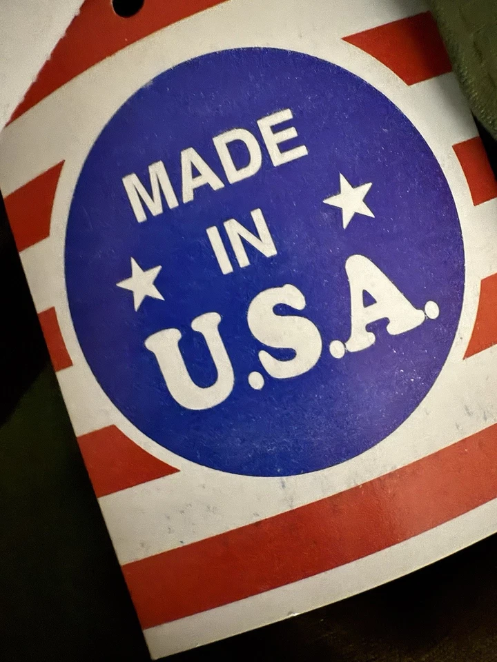 NWT Vintage Patriot industries Men’s XL Camo Coverall Long Sleeve-Made In USA - Image 4 of 4