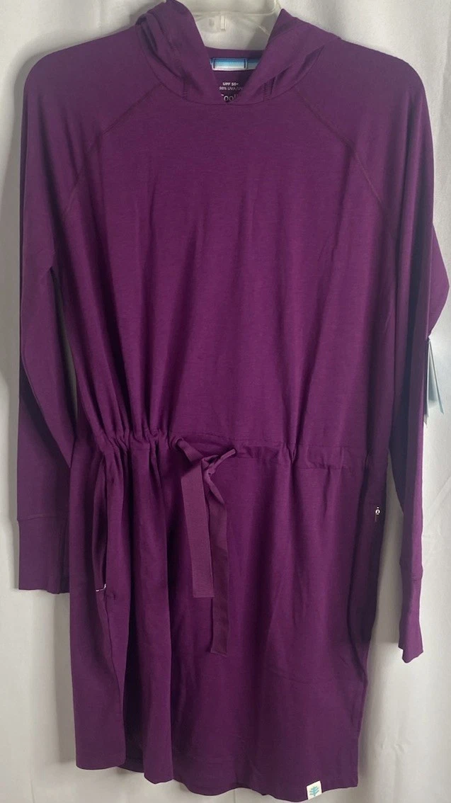 Coolibar UPF 50+ Women's Lumaleo Hoodie Beach Cover-Up Sx S
Opens in a new window or tab