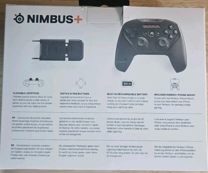 SteelSeries Nimbus Plus Nimbus+ GC-00007 Wireless Gaming Controller A1 - Image 2 of 4