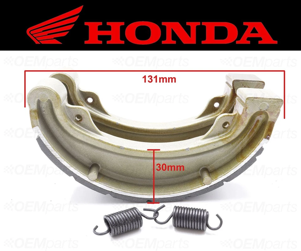 Комплект (2) Honda водяные желобчатые передние тормозные колодки и пружины #06450-KC2-680 - Изображение 4 из 4