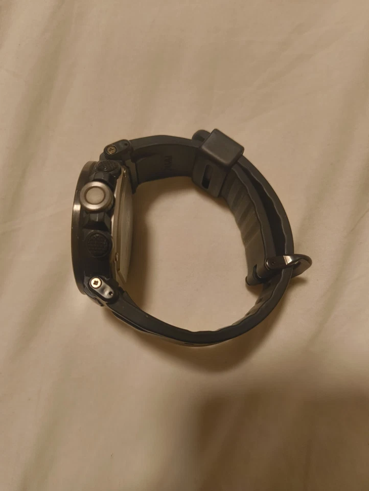 Casio Pro Trek PRG600YB-3 con banda de silicona personalizada triple sensor para hombre Casio Foto 4 de 4