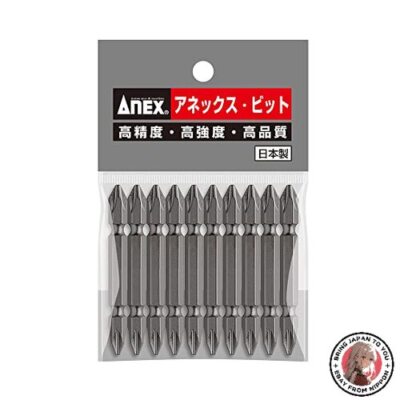 NEW ANEX AP-14 Power Bit Double Head +2 x 65 Pack of 10