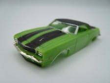 MODEL MOTORING LIME GREEN W/ BLACK '69 CAMARO RS SHELL  NEW  FITS AURORA TJET