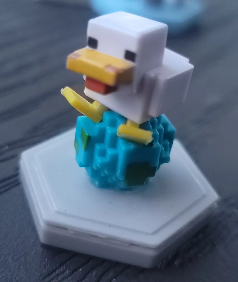 LOT OF 5 MINECRAFT BOOST MINIS FISHING POLAR BEAR PVC FIGURES TOY  MATTEL 2019 - Image 4 of 4