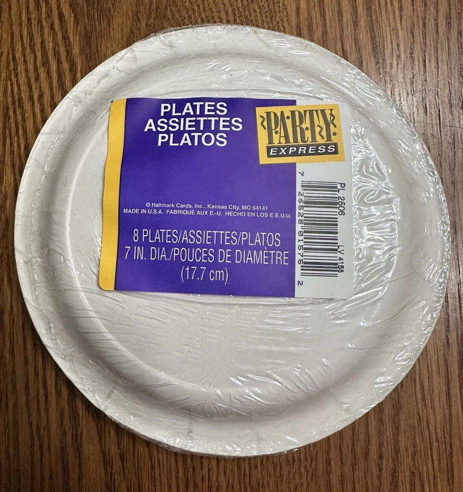 VTG 1992 Precious Moments Country Girl Lady Birthday party Cake plates Hallmark - Image 4 of 4