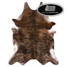 MODERN Rugs "Cow Hide" Artificial Cowhide Leather, Cow Brown Black Printed