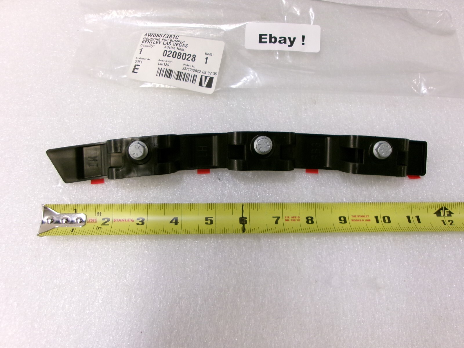 Bentley mounting for REAR bumper Driver's side 4W0807381C FLYSPURR  2014-2019