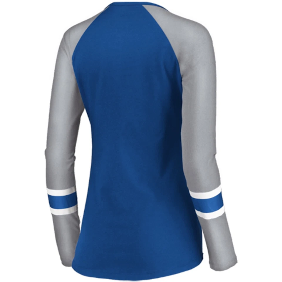 Женская футболка реглан с длинным рукавом Toronto Maple Leafs Majestic The Lace Up  - Изображение 3 из 3