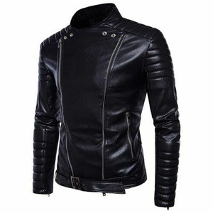 Men Slim Fit Jackets Leather High End Fall Winter Unique Design Motorcycle Coats Ebay