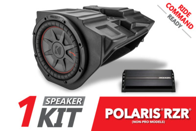 SSV Works '14-'23 Polaris RZR Kicker 10'' Sub Plug-&-Play Kit for Ride Command