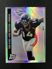 2006 Topps DPP #110 Todd DeVoe Black Chrome Refractor Denver Broncos