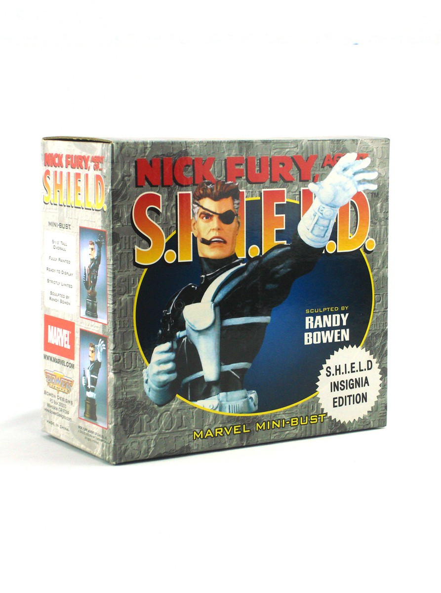 Bowen Designs Nick Fury Mini Bust Artist Proof AP Shield