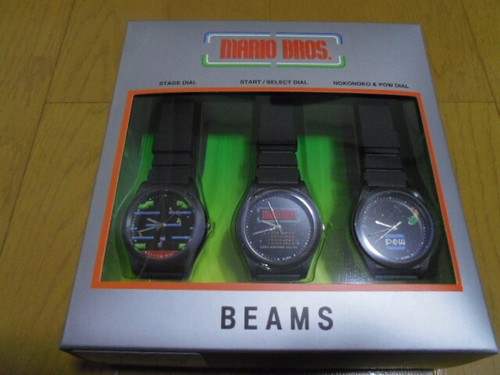 Aruba Seiko Beams Super Mario Bros Watch Collection 3 Sets Mario Nintendo New Ebay