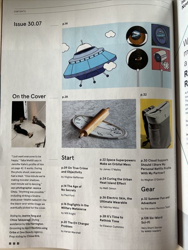 Wired Magazine July/Aug. 2022 NEVER GROW UP - TAIKA WAITITI - Picture 3 of 4