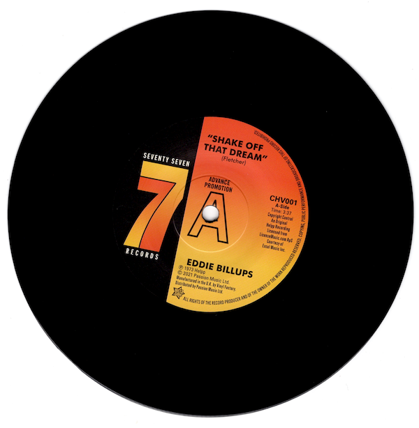 EDDIE BILLUPS Shake Off That Dream - New Northern Soul Crossover DEMO 45 *Listen