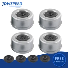 4PCS 2.71-2.72 Trailer Axle Dust Cap Cup Grease Cover RV Camper EZ Lube JDMSPEED