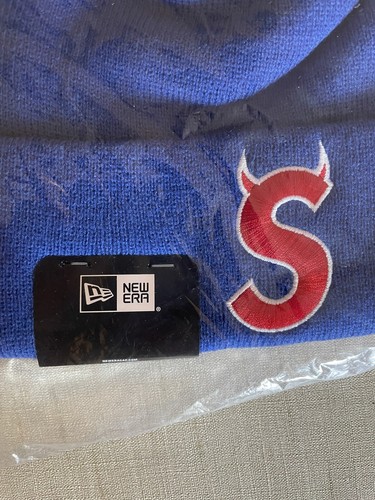 Supreme New Era S Logo Beanie Royal Blue (FW22) Brand New - Picture 2 of 4