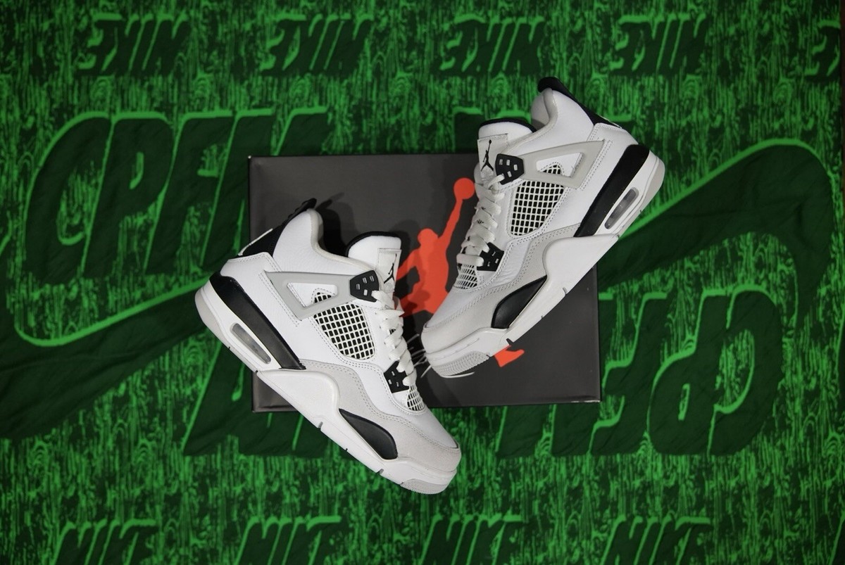 Size 6 - Jordan 4 Retro Mid Military Black for sale online | eBay