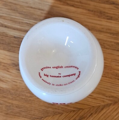 BIG TOMATO COMPANY CREAMWARE HOME IS WHERE THE HEART IS EXTRA