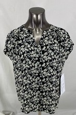 Banana Republic Women s Black Blouse Floral Shirt S