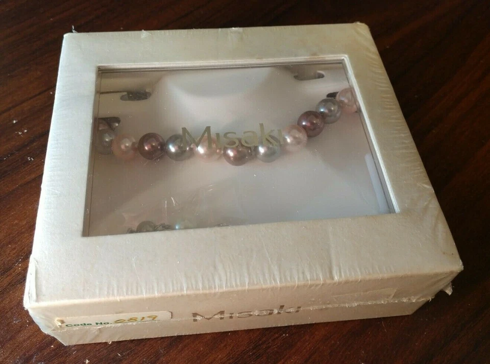 COLLAR MISAKI ROSA - PERLAS - NUEVO - ¡Envío en caja gratis con seguimiento! Foto 3 de 4