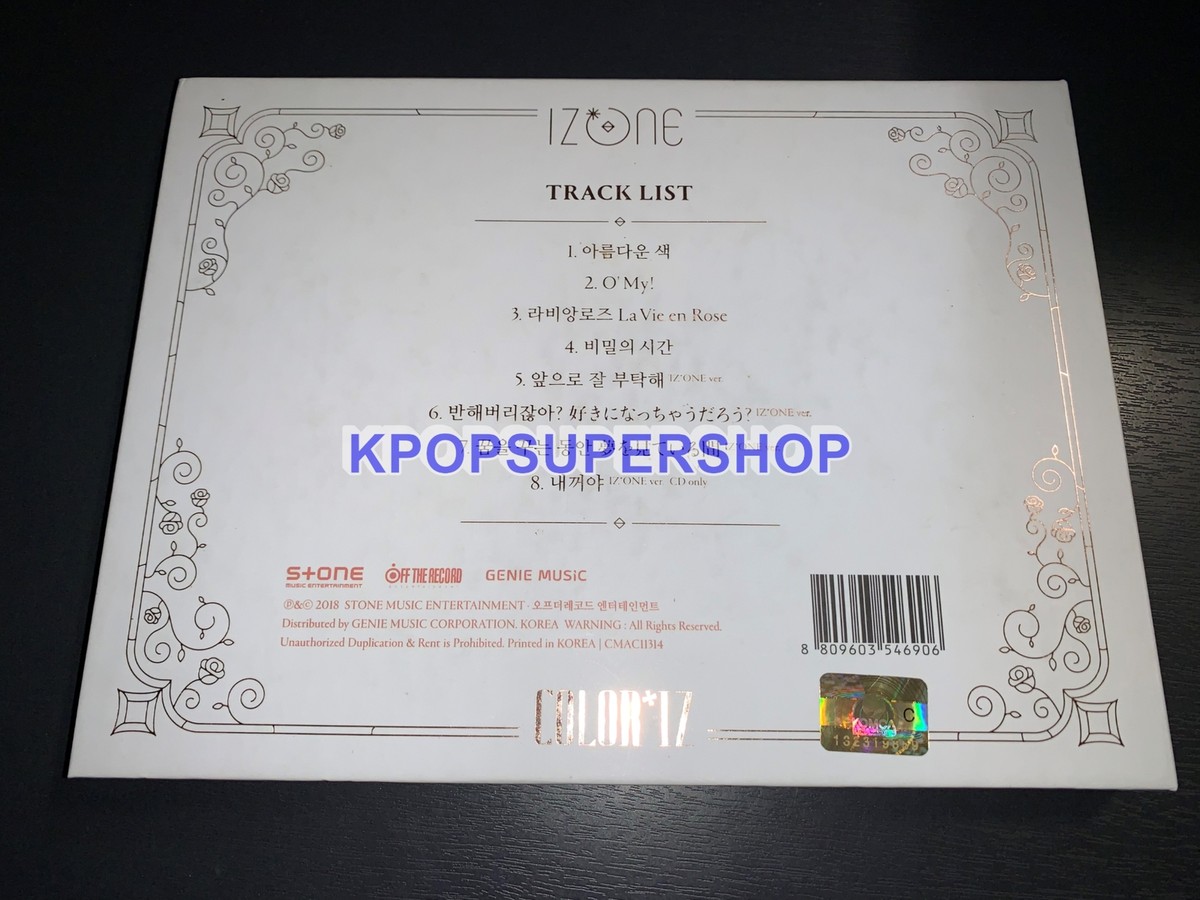 IZ*ONE 1st Mini Album Color*IZ CD Minju + Unit Photocards Rare