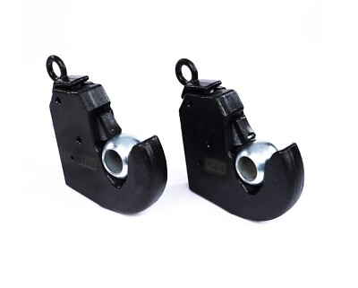 2 X Category Cat 1  Tractor Lower Link Quick release Hitch ball Hook weld on end