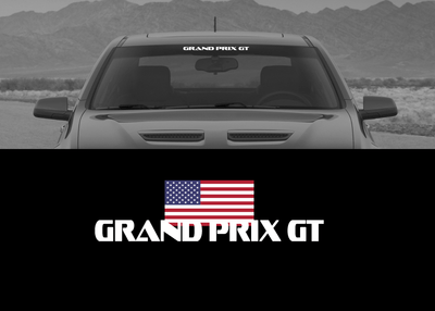 Pontiac Grand Prix GTP decal sticker decals stickers 2X 9/" supercharged