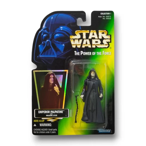 Kenner Star Wars: Power of the Force Green Card Emperor Palpatine Action Figure