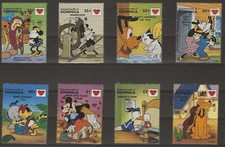 Disney 1997 Dominica - Disney SWEETHEARTS, Complete Set of 8 - MNH