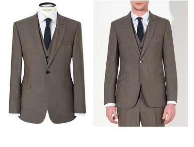 Kin by John Lewis Kroft Plainweave Slim Fit Suit Jacket Size 40R RRP £109 - BNWT