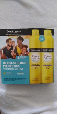 NEUTROGENA SUNSCREEN  BROAD SPECTRUM SPF 60+ Set Of 2 EXP 01-2025 New Sealed