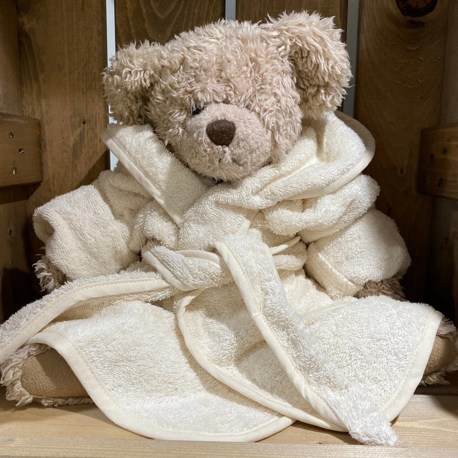 Organic Baby Cotton Baby Robe - Cosy Cuddles
Opens in a new window or tab