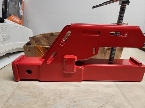 Trailer Hitch 2" Clamp On Receiver Tractor Bucket Mount Adapter For Deere Bobcat - Picture 3 of 13