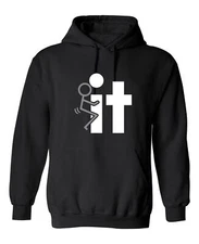 F**k it Graphics Novelty Sarcastic Humor Men's Hoodies