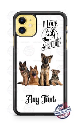 German Shepherd Dog Cute Pet Personalized Phone Case For iPhone Samsung Google