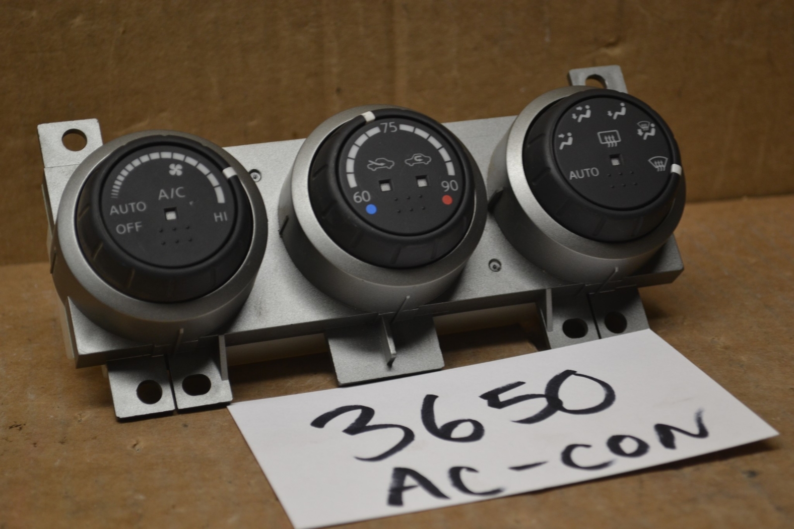 11 12 13 14 Nissan Rogue Used AC and Heater Control Stock #3650-AC