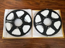 10.5 Inch Metal Reels Teac Pair Black