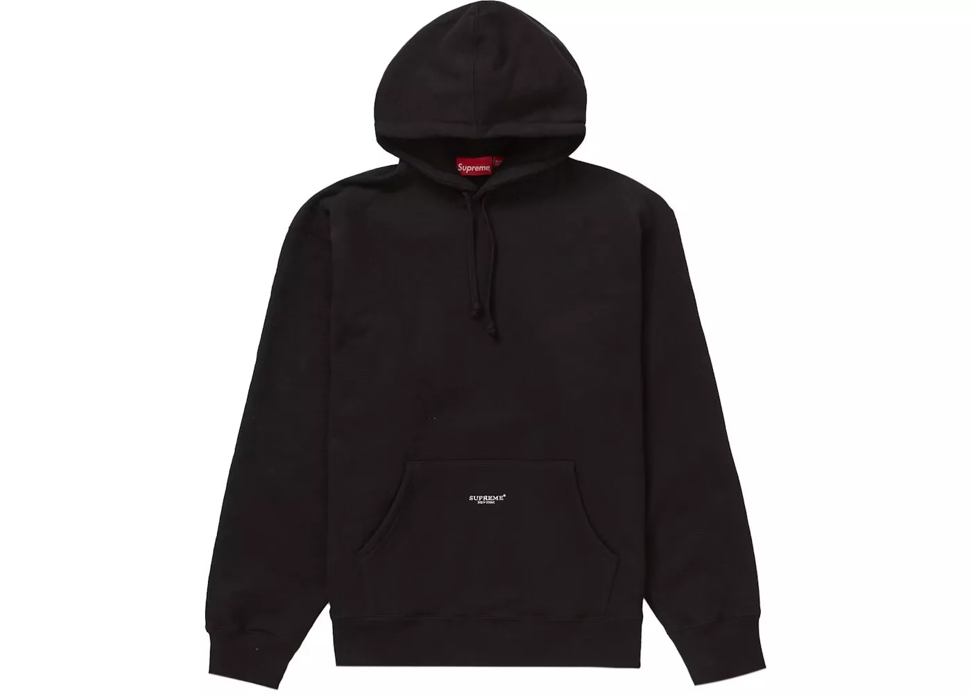 Sweat à capuche Supreme Micro Logo SS22 noir moyen 