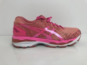 asics neon pink running shoes