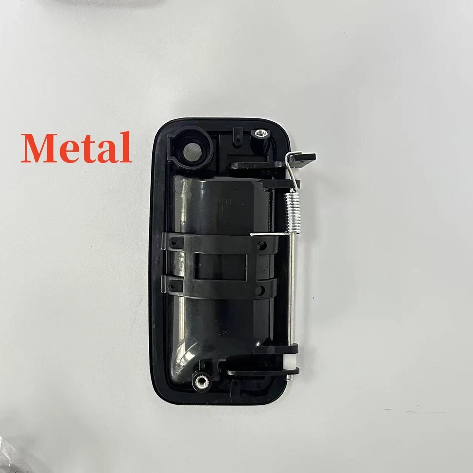 Exterior metal Door Handle w/ Lock Cylinder For Chevrolet C1500 GMC K1500 95-00 - Image 3 of 4