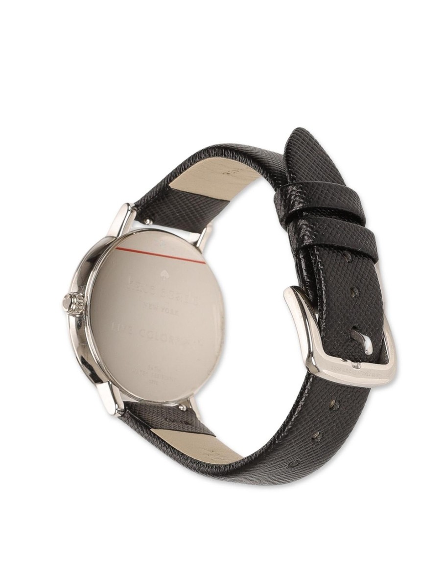 Kate Spade York 302417 Metro Dot 34mm Watch Black Leather
