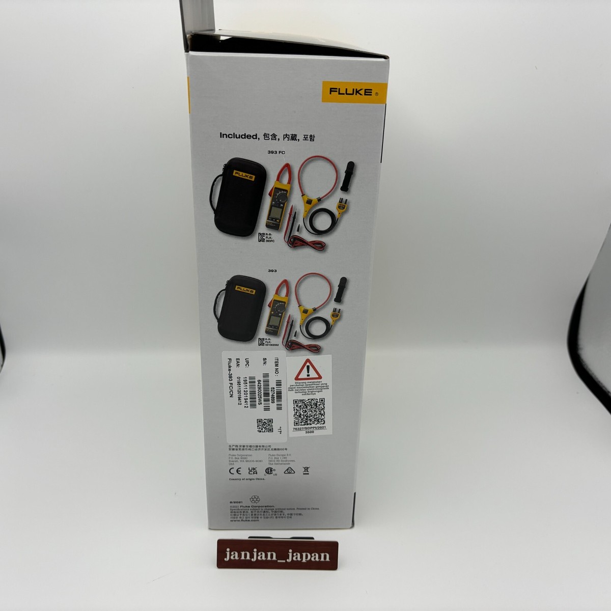 Fluke 393 FC Solar Clamp Meter Digital Clamp On, Tappo A - Foto 3