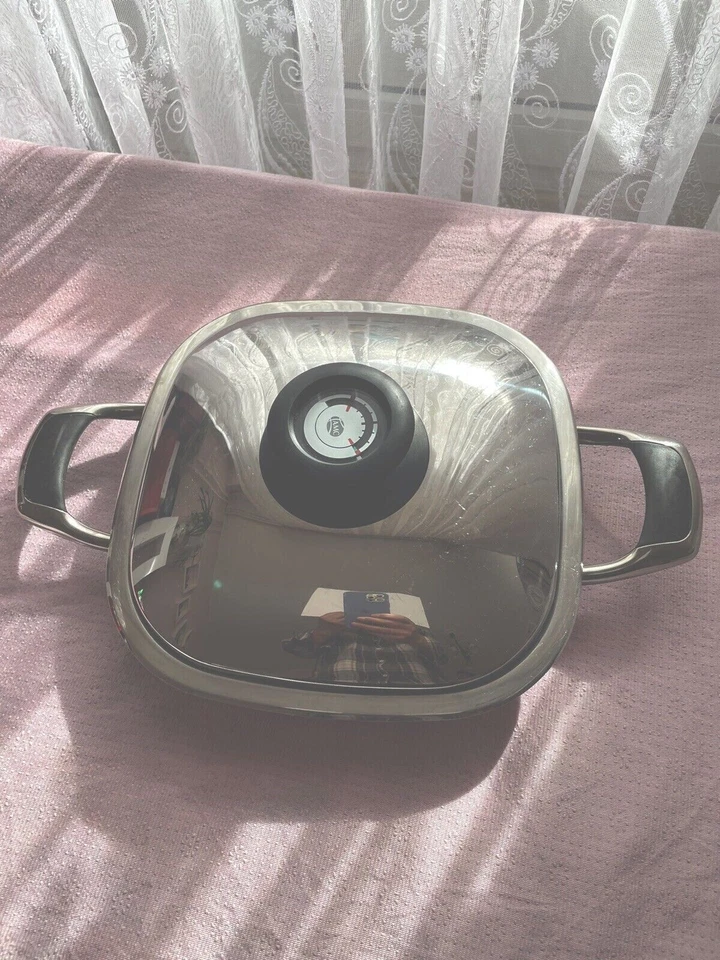 AMC Arondo Induktion mit Visiotherm Deckel 2 Teilig 24 x 24 cm Höhe 4 cm